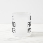 Custom Fishing フロストグラスマグカップ (中央)