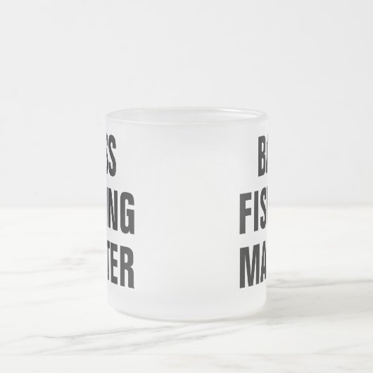Custom Fishing フロストグラスマグカップ (中央)