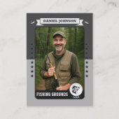 Custom Fishing Trading Card, Fisherman Card Gifts コーリングカード (正面)