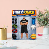 Custom Fitness Coach Photo and Name アクリルサイン (ウェディング)