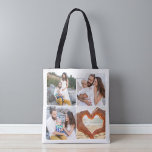 Custom Five Photo Personalized Double Sided トートバッグ<br><div class="desc">Carry your memories everywhere with this Custom Five Photo Personalized Double Sided Tote Bag. Featuring five of your favorite photos printed across both sides, this personalized tote combines modern design with everyday functionality. Perfect for shopping, travel, work, or gifting, it showcases your family moments, pets, or special occasions in a...</div>