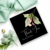 Custom Floral Business "Thank You" Insert Card スクエア名刺