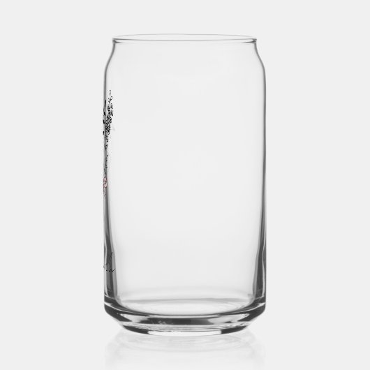 Custom Floral Can Glass For Bridesmaid ガラス缶 (左)