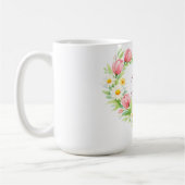 Custom Floral Heart Mother’s Day Mug コーヒーマグカップ (左)