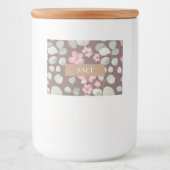 Custom floral labels, Handmade jam labels フードラベル (正面)