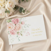 Custom Floral Memory Guest Book Keepsake ゲストブック