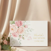 Custom Floral Memory Guest Book Keepsake ゲストブック