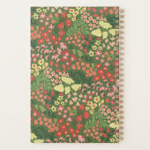 Custom Floral Monogram Weekly Monthly Planner プランナー手帳 (裏面)
