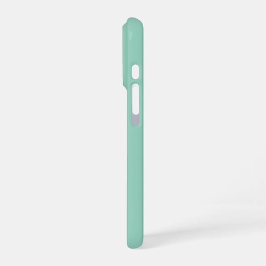 Custom Floral Pastel Blue Green Beloved Christian iPhoneケース (左側面)