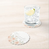 Custom Floral Pastel Communion  ペーパーコースター (インサイチュ)
