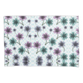 Custom  floral Pattern Blanket 枕カバー (正面)