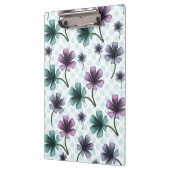 Custom floral pattern gift iPhone / iPad case クリップボード (左)