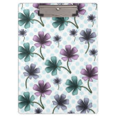 Custom floral pattern gift iPhone / iPad case クリップボード (正面)