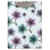 Custom floral pattern gift iPhone / iPad case クリップボード (正面)