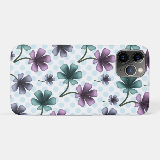 Custom floral pattern gift iPhone / iPad case Case-Mate iPhoneケース (裏面(横))