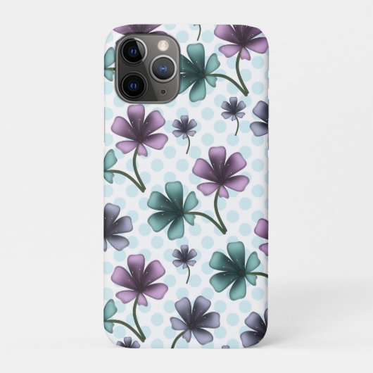 Custom floral pattern gift iPhone / iPad case Case-Mate iPhoneケース (裏)