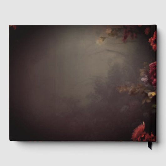 Custom Floral Wedding ゲストブック (裏面)