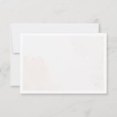 Custom Floral Wedding RSVP Card (裏面)