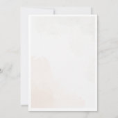 Custom Floral Wedding Welcome Sign 招待状 (裏面)