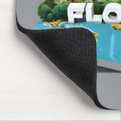 Custom Florida Map & Skyline - Personalized Text マウスパッド (コーナー)