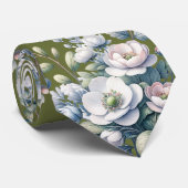 Custom flower design  ネクタイ (ロール)