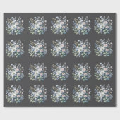 Custom flower design  ラッピングペーパー (フラット)