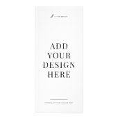 Custom Flyer Printing 4x9" Upload Your Design ラックカード (裏面)