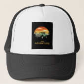 Custom Foam Trucker Hat, White and Black キャップ (正面)