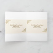 Custom Folded Holiday Card, Size: Standard, 5" x 7 シーズンカード (内部)