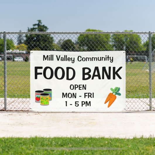 Custom Food Bank Banner 横断幕 (インサイチュ)