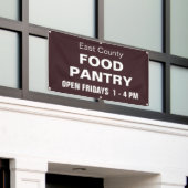 Custom Food Pantry Banner 横断幕 (ビルの外側)