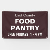 Custom Food Pantry Banner 横断幕 (横)
