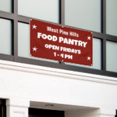 Custom Food Pantry Banner 横断幕 (ビルの外側)