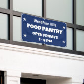Custom Food Pantry Banner 横断幕 (ビルの外側)
