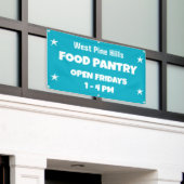 Custom Food Pantry Banner 横断幕 (ビルの外側)