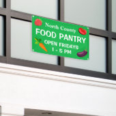 Custom Food Pantry Banner 横断幕 (ビルの外側)