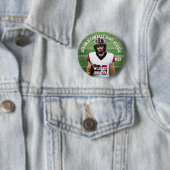 Custom Football Button High School Team Number 缶バッジ (インサイチュ)