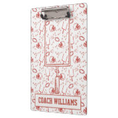 Custom Football Coach Clipboard Illustrated Sports クリップボード (左)