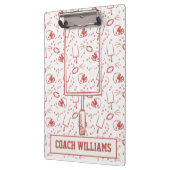 Custom Football Coach Clipboard Illustrated Sports クリップボード (左)