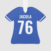 Custom Football Jersey Ornament – Personalized オーナメント (裏面)