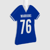 Custom Football Jersey Ornament – Personalized オーナメント (正面)