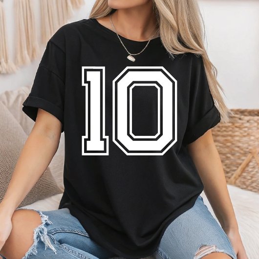 Custom Football Mascot Custom School Team Number Tシャツ