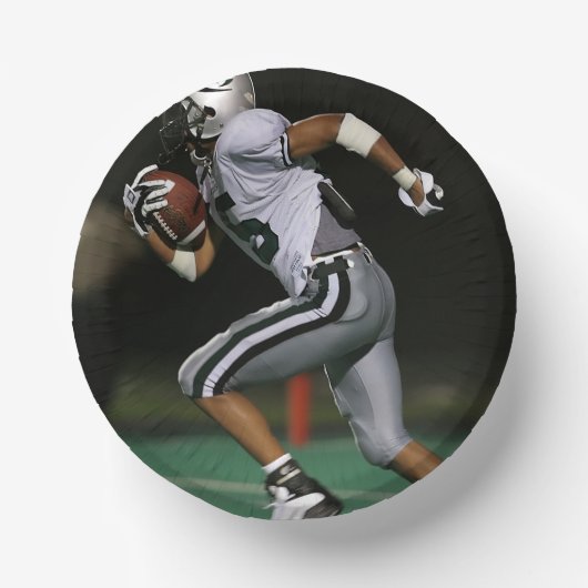 Custom Football Photo Sports ペーパーボウル (正面)