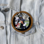 Custom Football Player game day team spirit 缶バッジ (インサイチュ)