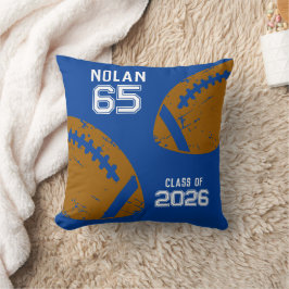 Custom Football Senior Player Number Class of クッション