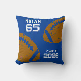 Custom Football Senior Player Number Class of クッション