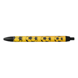 Custom Football Yellow Pen with Black Ink 黒ボールペン