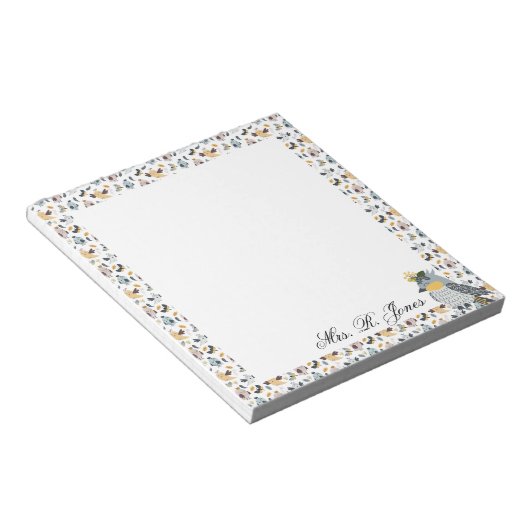 Custom For The Birds ノートパッド (アングル)