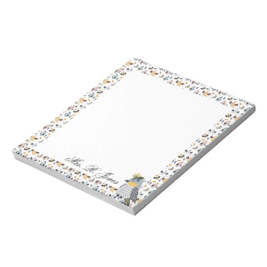 Custom For The Birds ノートパッド (回転)