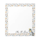 Custom For The Birds ノートパッド (正面)